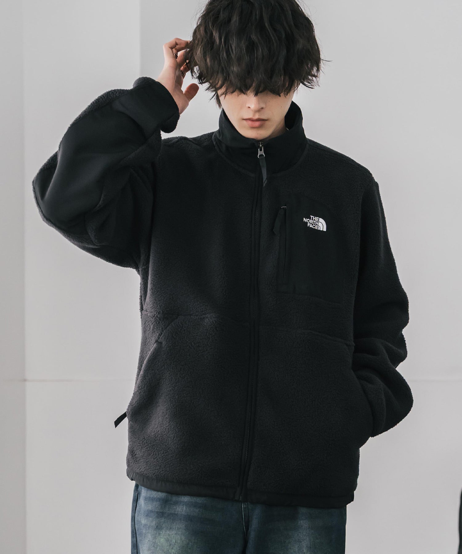 THE NORTH FACE ザ・ノースフェイス Men's Yumiori Off Peak Full Zip Jacket ワンポイントロゴ刺繍フルジップ長袖フリースジャケット 16246