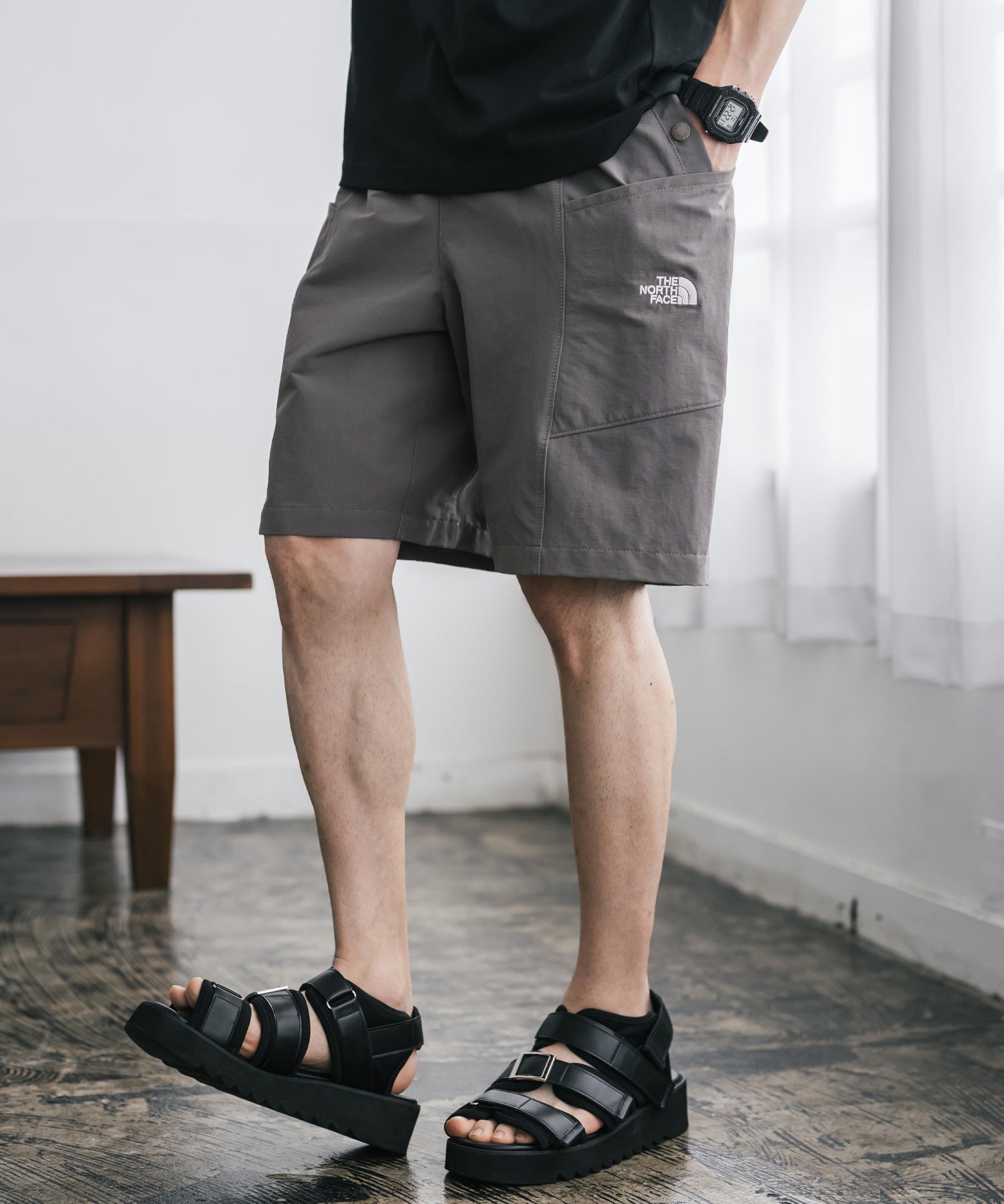 THE NORTH FACE ザ・ノースフェイス M CASUAL CARGO SHORT - AP ワンポイントロゴ刺繍イージーカーゴショートパンツ/ハーフパンツ 16248