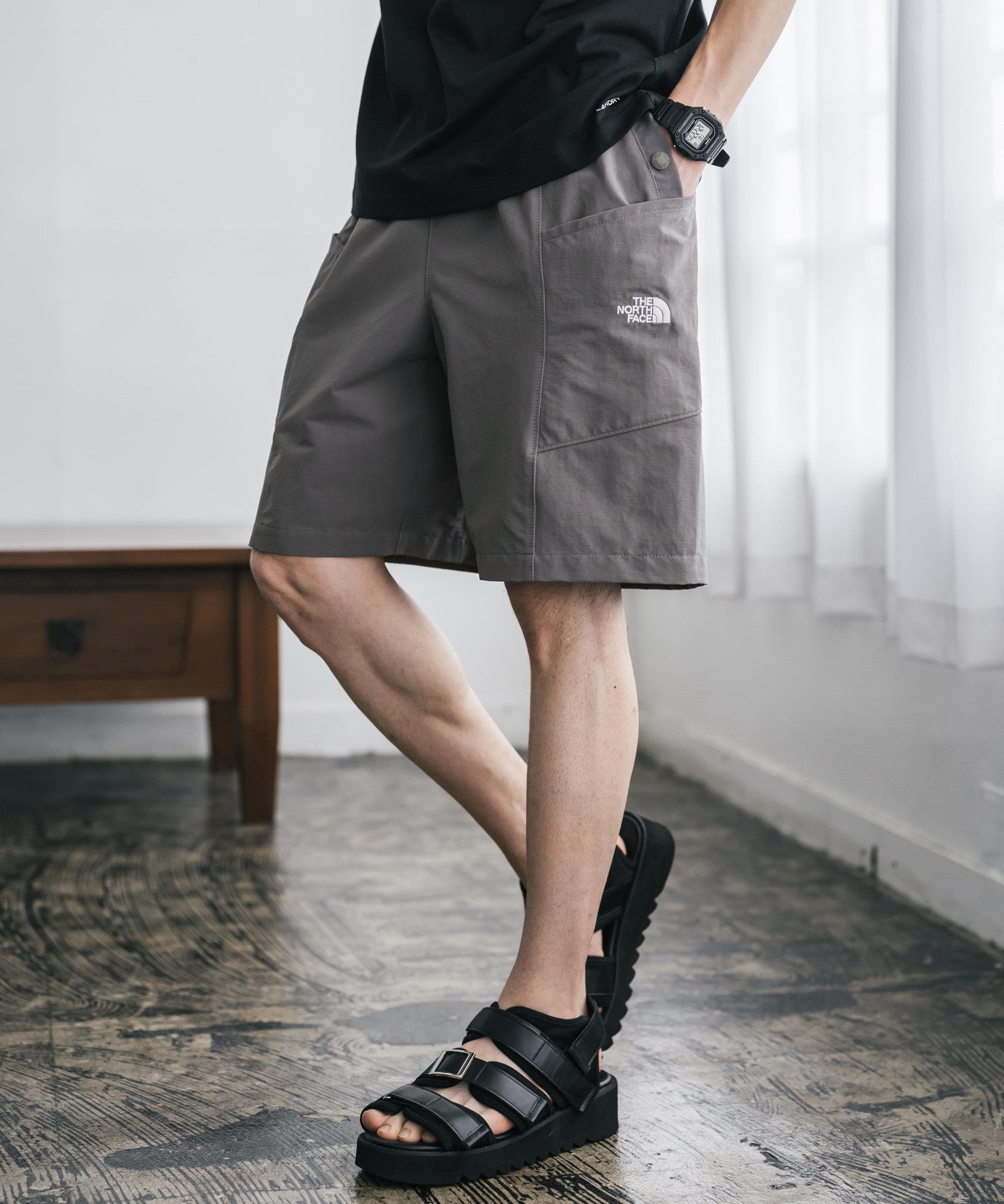 THE NORTH FACE ザ・ノースフェイス M CASUAL CARGO SHORT - AP ワンポイントロゴ刺繍イージーカーゴショートパンツ/ハーフパンツ 16248