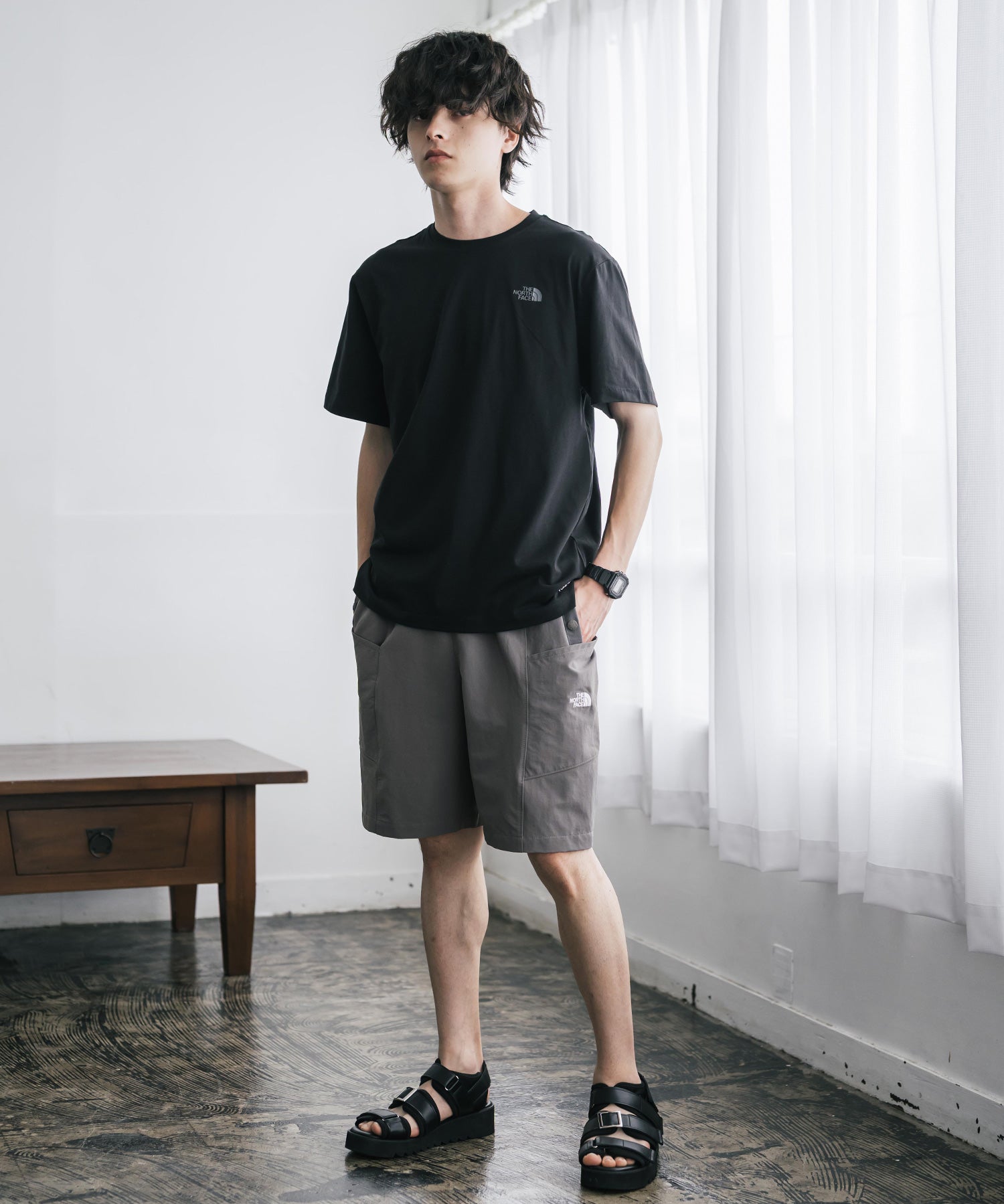 THE NORTH FACE ザ・ノースフェイス M CASUAL CARGO SHORT - AP ワンポイントロゴ刺繍イージーカーゴショートパンツ/ハーフパンツ 16248
