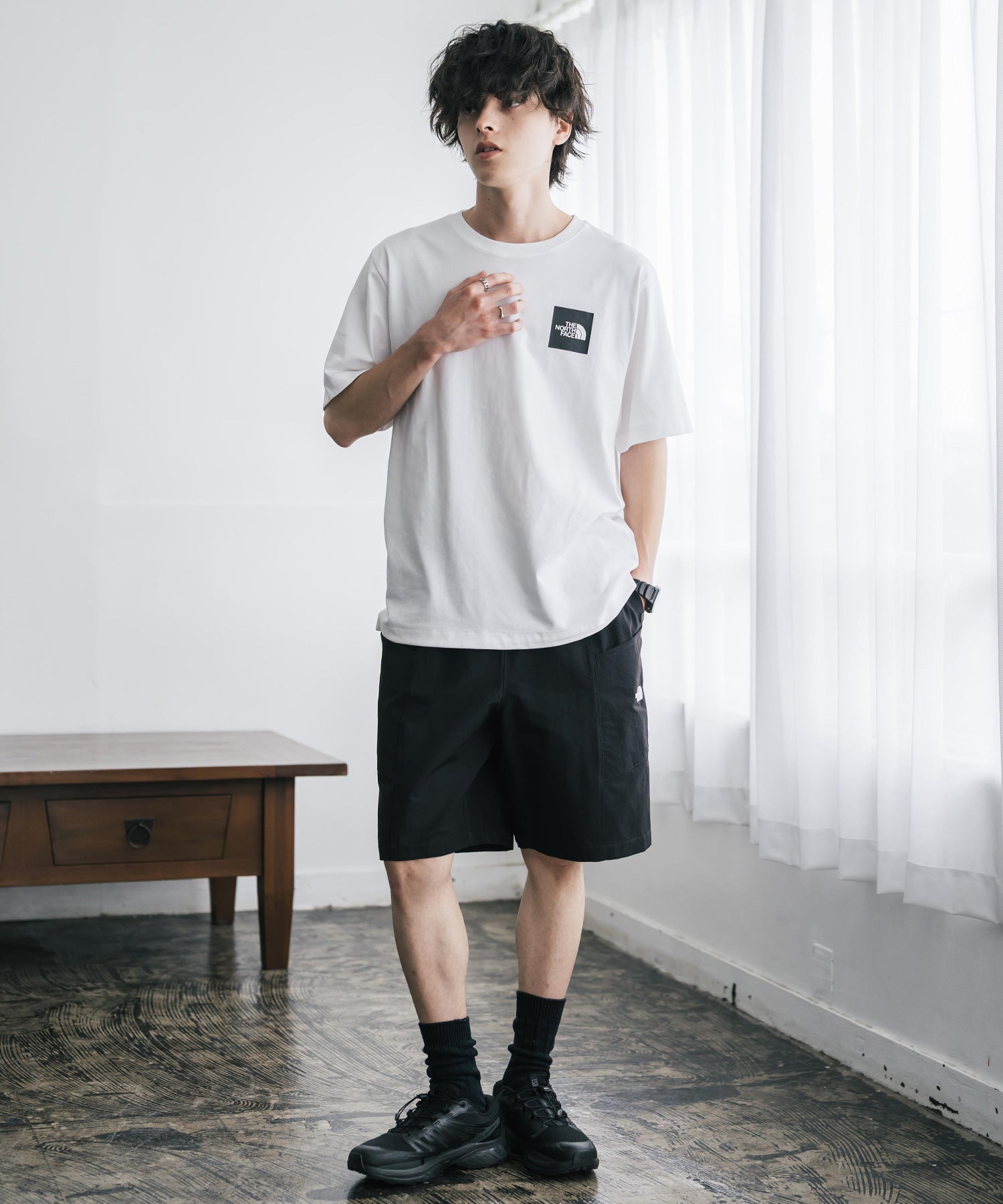 THE NORTH FACE ザ・ノースフェイス M CASUAL CARGO SHORT - AP ワンポイントロゴ刺繍イージーカーゴショートパンツ/ハーフパンツ 16248