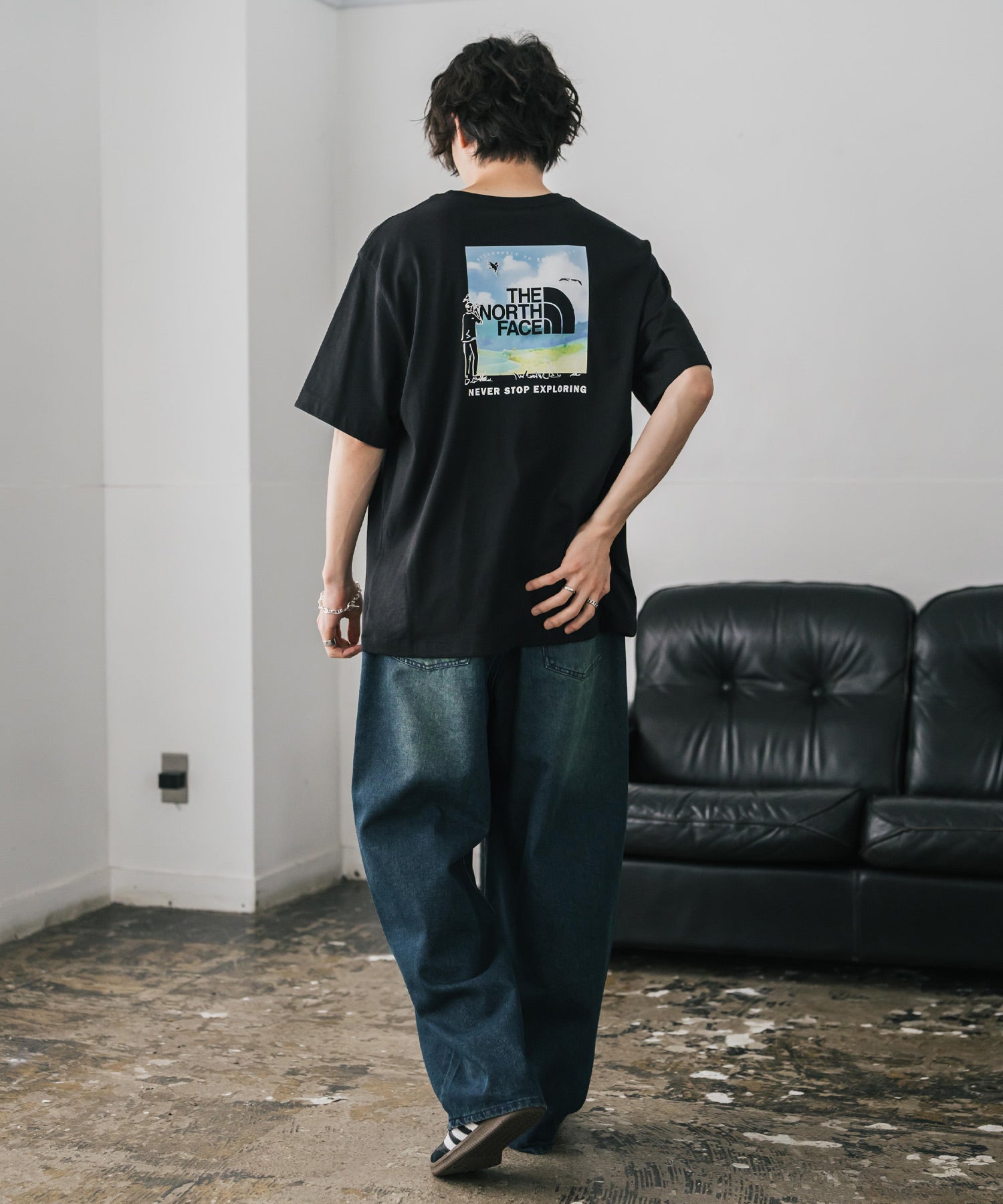 THE NORTH FACE ザ・ノースフェイス M HEAVYWEIGHT CITY TRAVERSE RELAXED SS TEE GRAPHIC - AP バックプリントTシャツ 16249