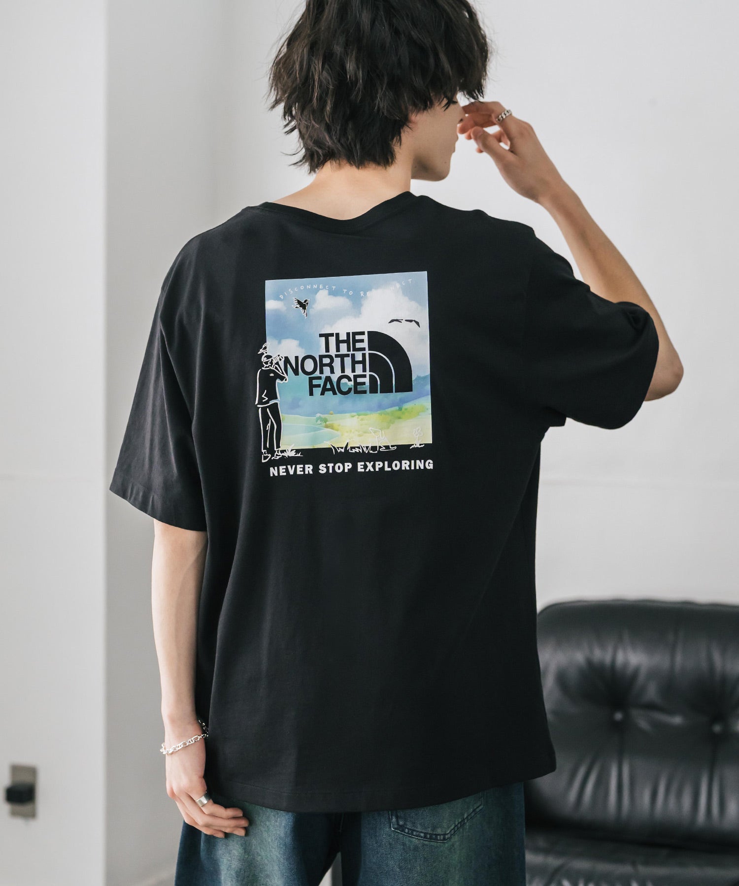 THE NORTH FACE ザ・ノースフェイス M HEAVYWEIGHT CITY TRAVERSE RELAXED SS TEE GRAPHIC - AP バックプリントTシャツ 16249