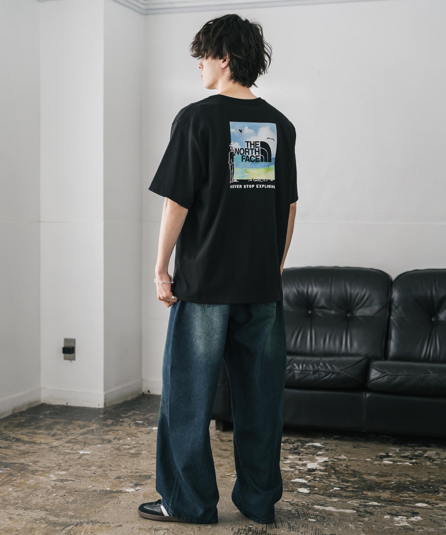 THE NORTH FACE ザ・ノースフェイス M HEAVYWEIGHT CITY TRAVERSE RELAXED SS TEE GRAPHIC - AP バックプリントTシャツ 16249