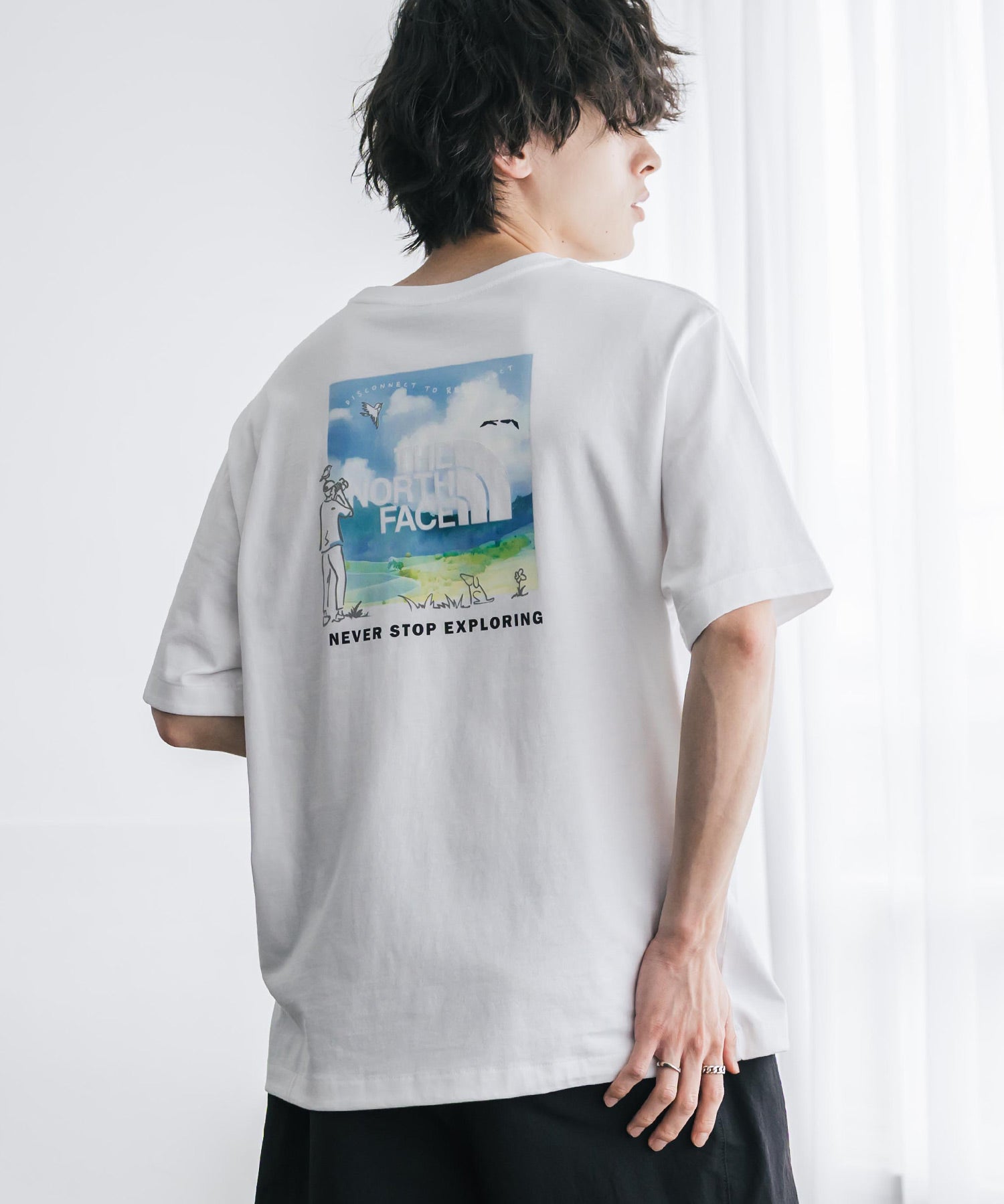 THE NORTH FACE ザ・ノースフェイス M HEAVYWEIGHT CITY TRAVERSE RELAXED SS TEE GRAPHIC - AP バックプリントTシャツ 16249