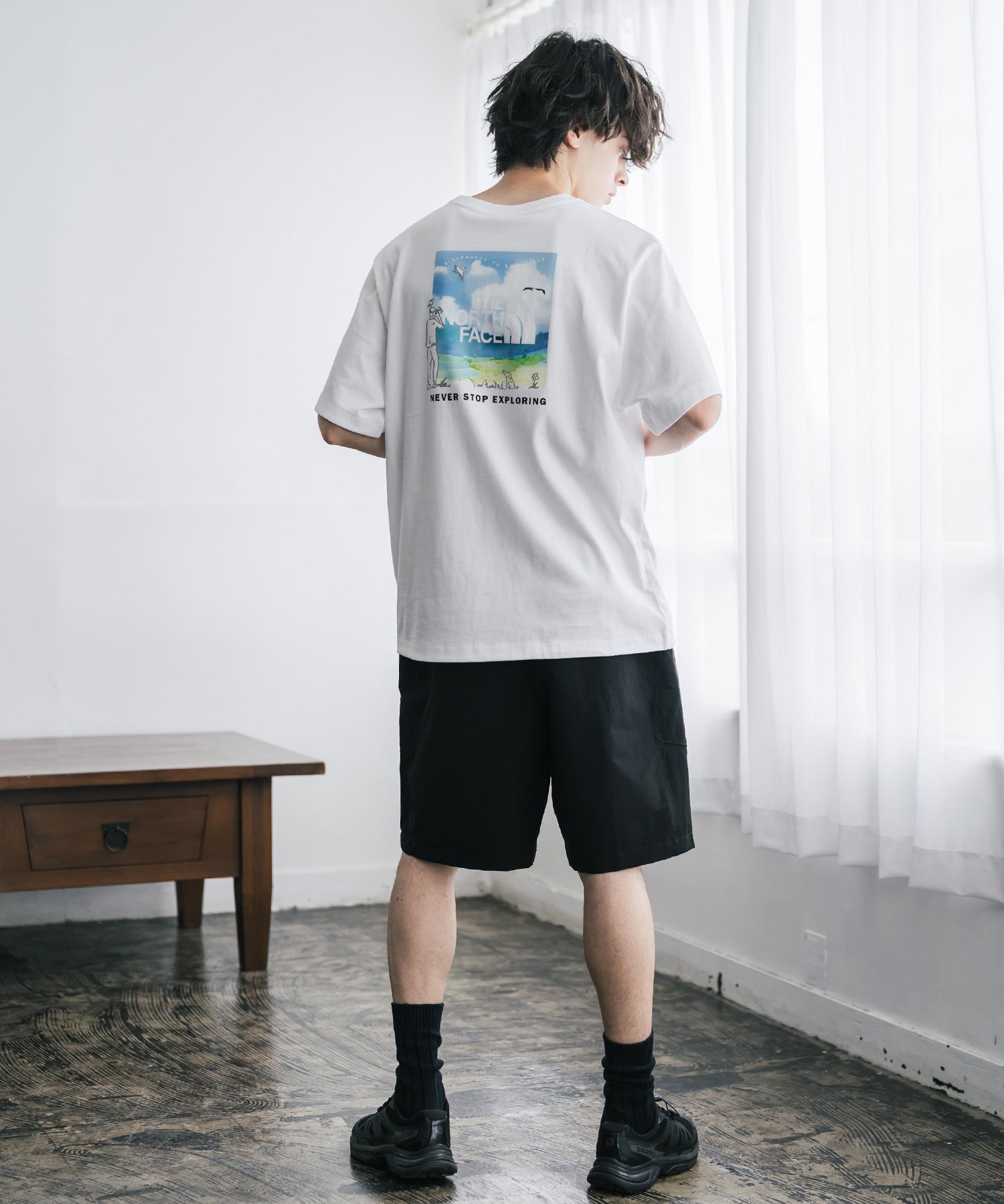 THE NORTH FACE ザ・ノースフェイス M HEAVYWEIGHT CITY TRAVERSE RELAXED SS TEE GRAPHIC - AP バックプリントTシャツ 16249