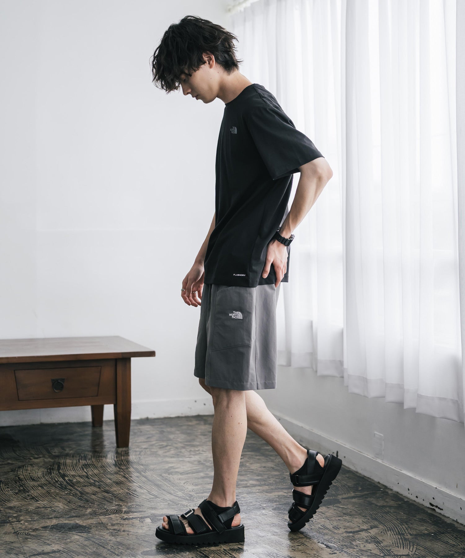 THE NORTH FACE ザ・ノースフェイス U CAMP BOX LOGO RELAXED SS TEE GRAPHIC - AP バックプリントTシャツ 16250