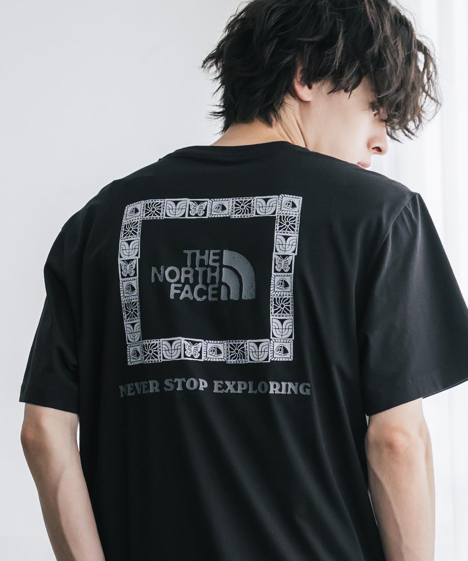THE NORTH FACE ザ・ノースフェイス U CAMP BOX LOGO RELAXED SS TEE GRAPHIC - AP バックプリントTシャツ 16250
