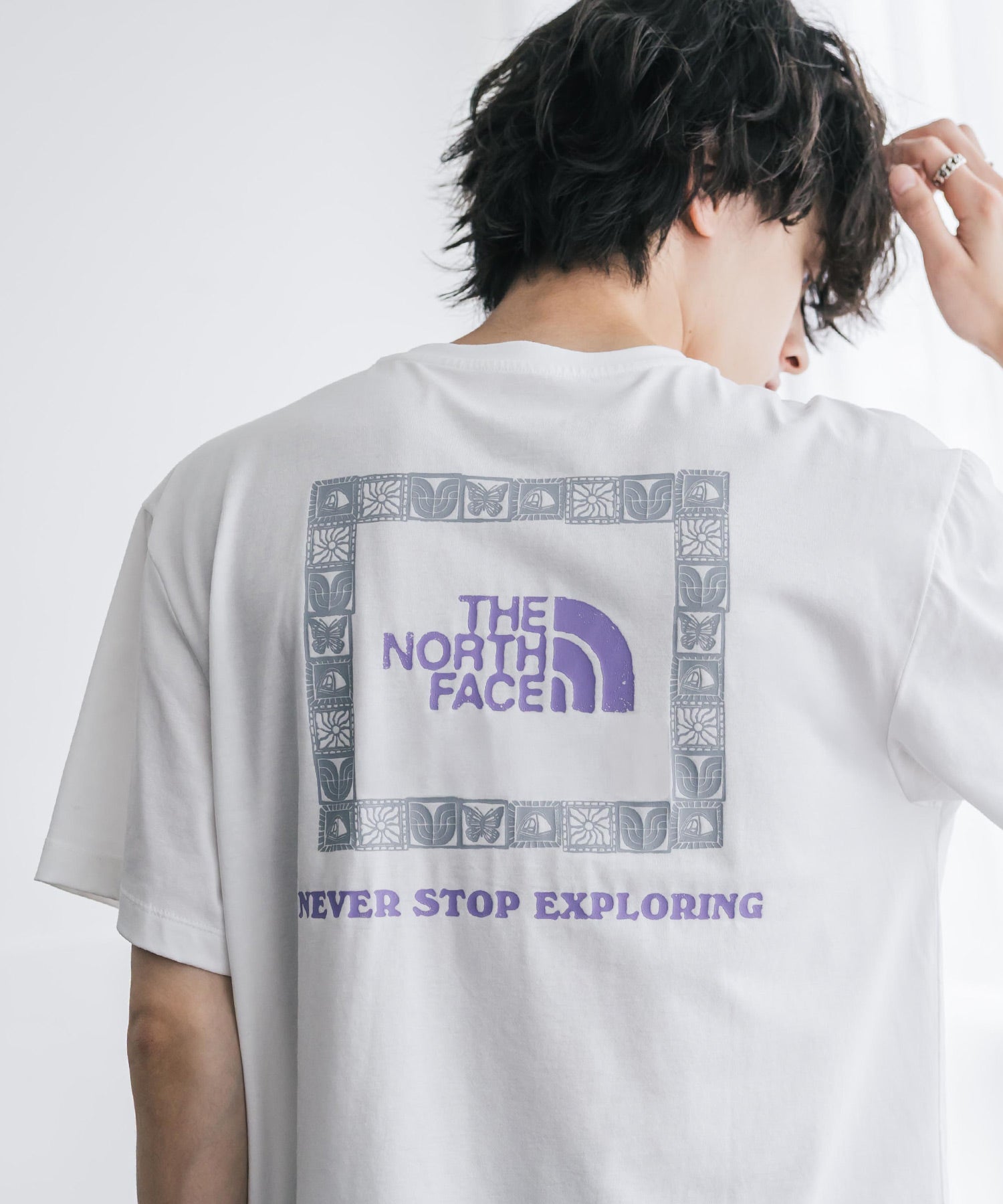 THE NORTH FACE ザ・ノースフェイス U CAMP BOX LOGO RELAXED SS TEE GRAPHIC - AP バックプリントTシャツ 16250
