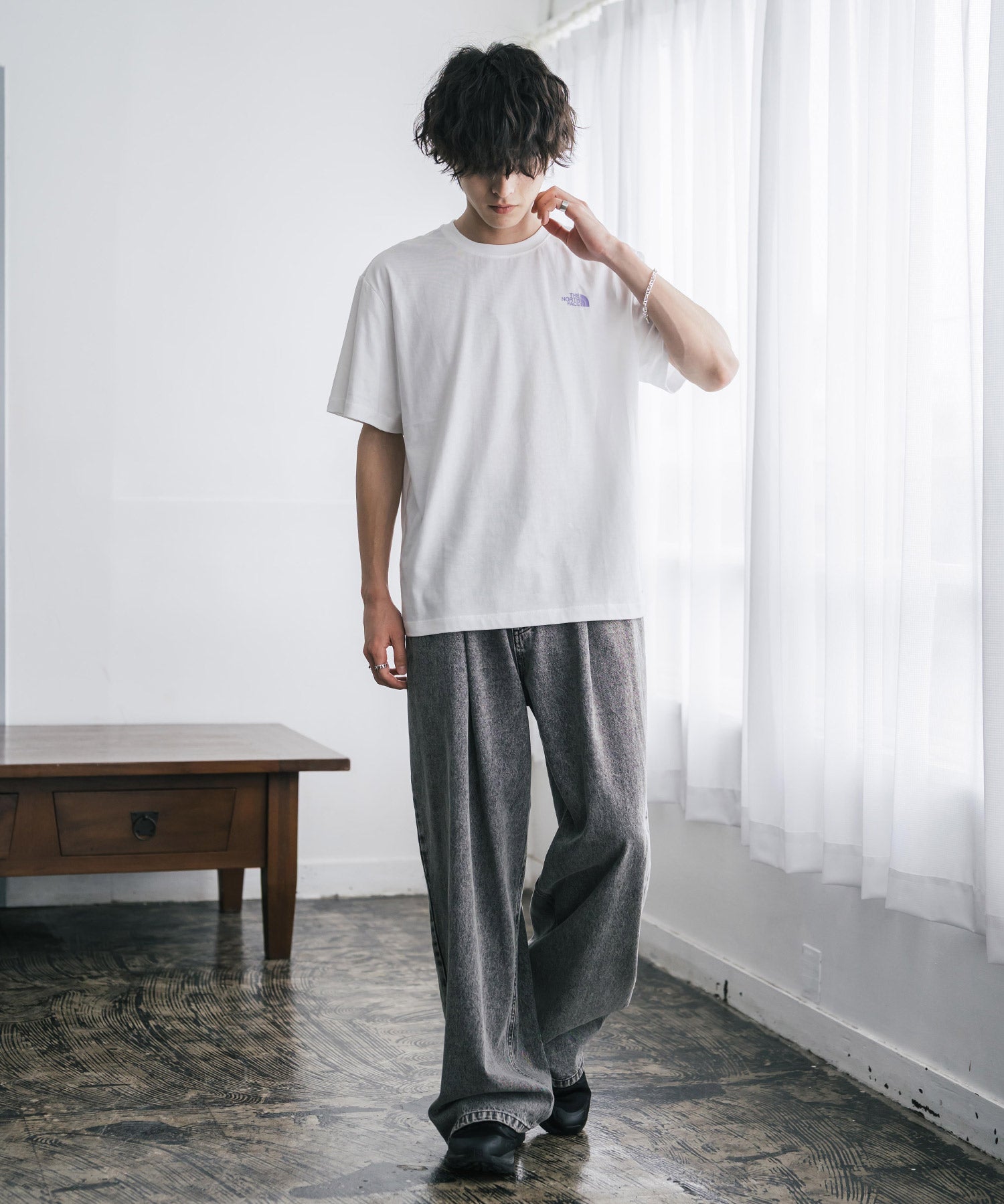 THE NORTH FACE ザ・ノースフェイス U CAMP BOX LOGO RELAXED SS TEE GRAPHIC - AP バックプリントTシャツ 16250