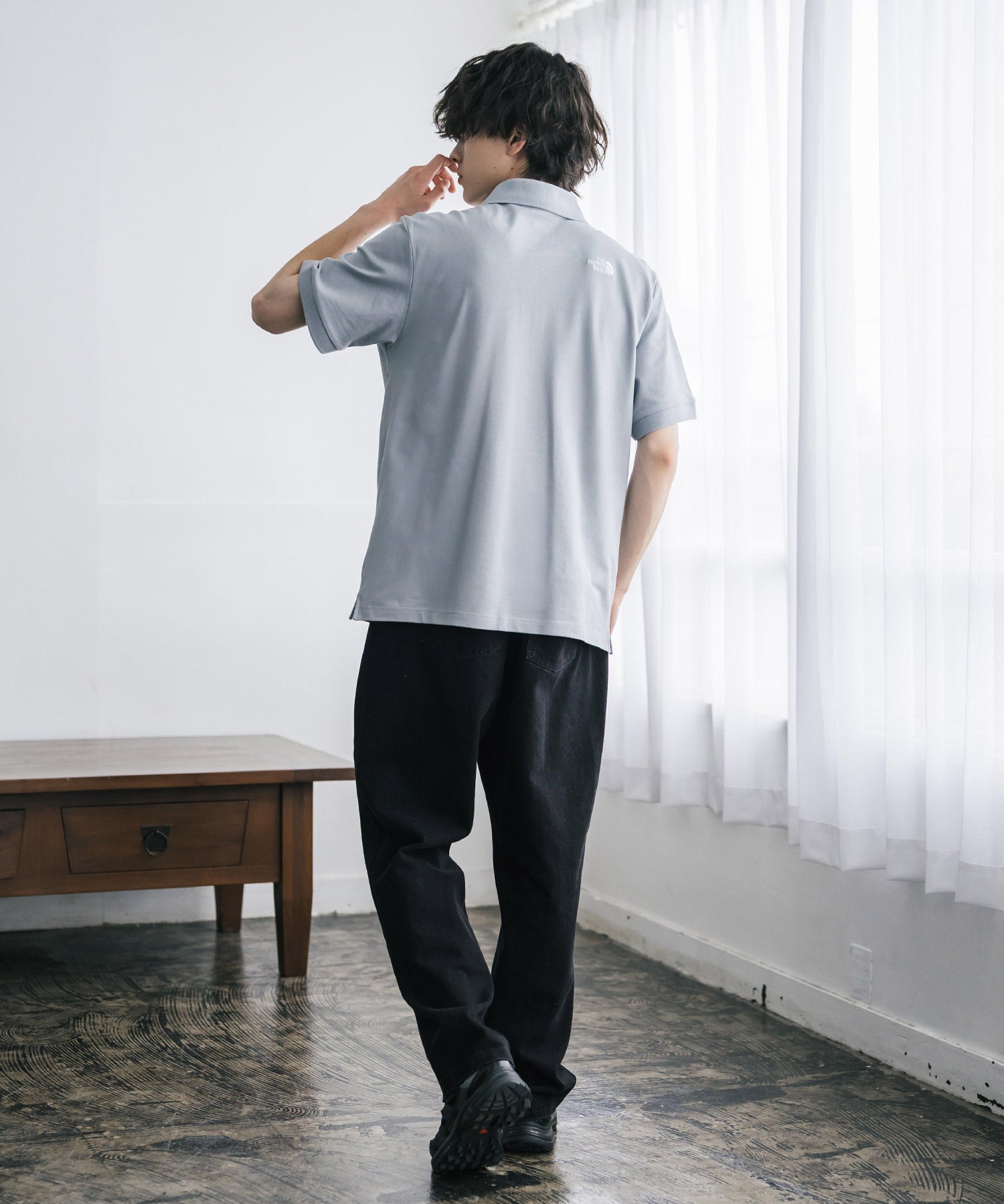THE NORTH FACE ザ・ノースフェイス M S/S LOGO POLO - AP レギュラーフィット半袖ポロシャツ 16251