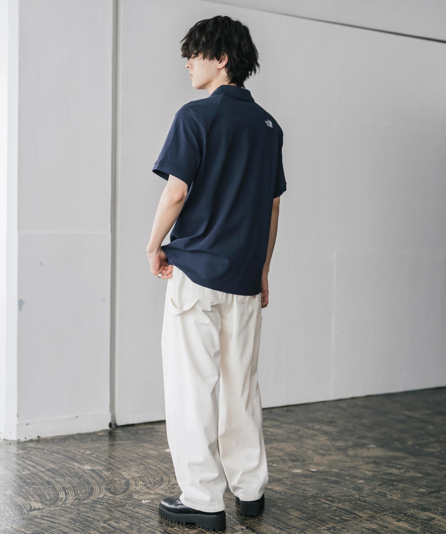 THE NORTH FACE ザ・ノースフェイス M S/S LOGO POLO - AP レギュラーフィット半袖ポロシャツ 16251
