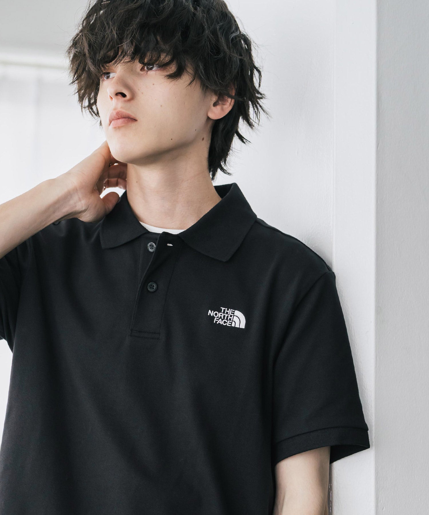 THE NORTH FACE ザ・ノースフェイス M S/S LOGO POLO - AP レギュラーフィット半袖ポロシャツ 16251