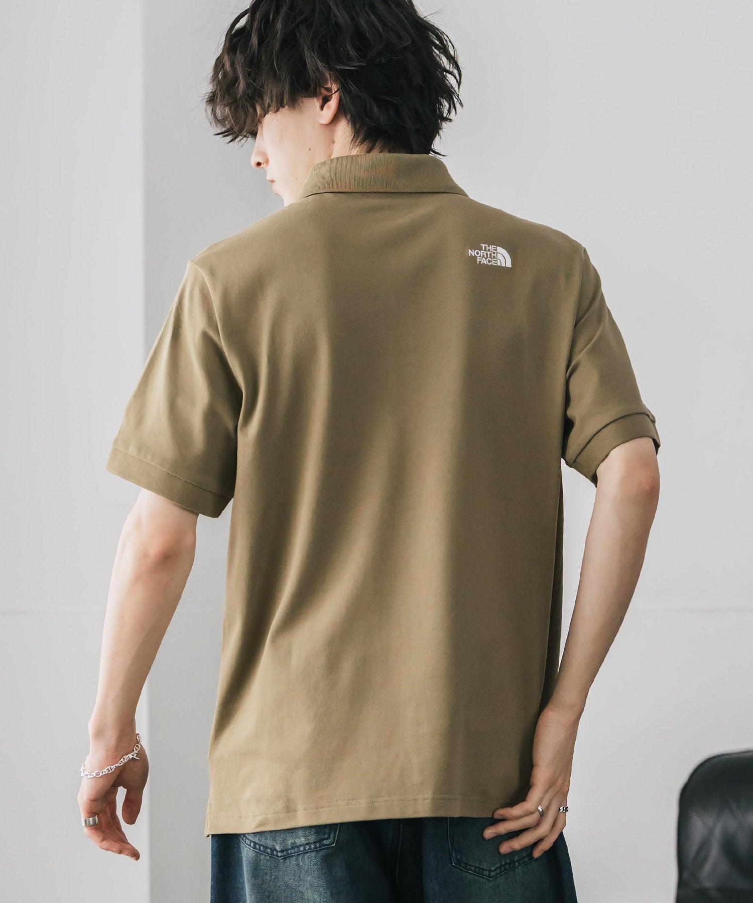 THE NORTH FACE ザ・ノースフェイス M S/S LOGO POLO - AP レギュラーフィット半袖ポロシャツ 16251