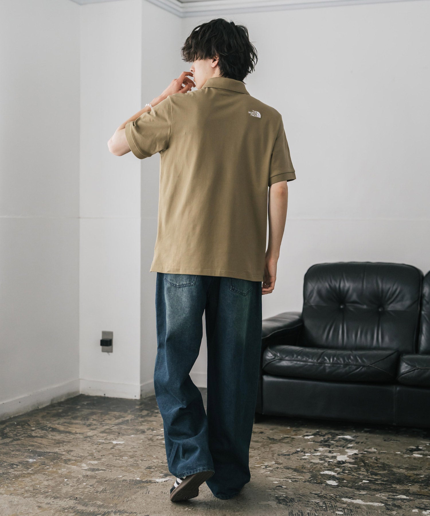 THE NORTH FACE ザ・ノースフェイス M S/S LOGO POLO - AP レギュラーフィット半袖ポロシャツ 16251