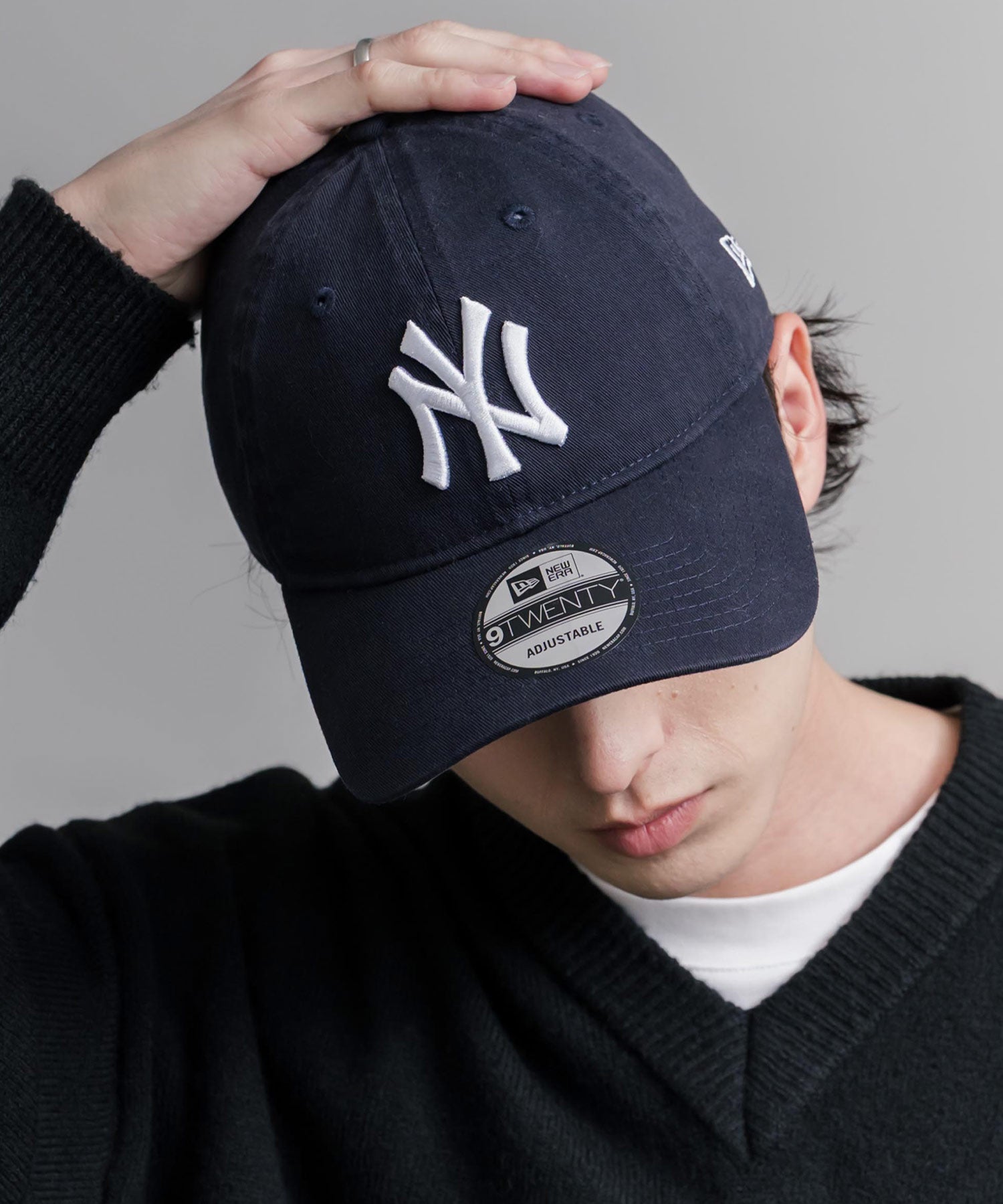 NEW ERA ニューエラ MLB Core Classic Cap 9TWENTY カーブバイザーワンポイントロゴ刺繍ベースボールキャップ 16317
