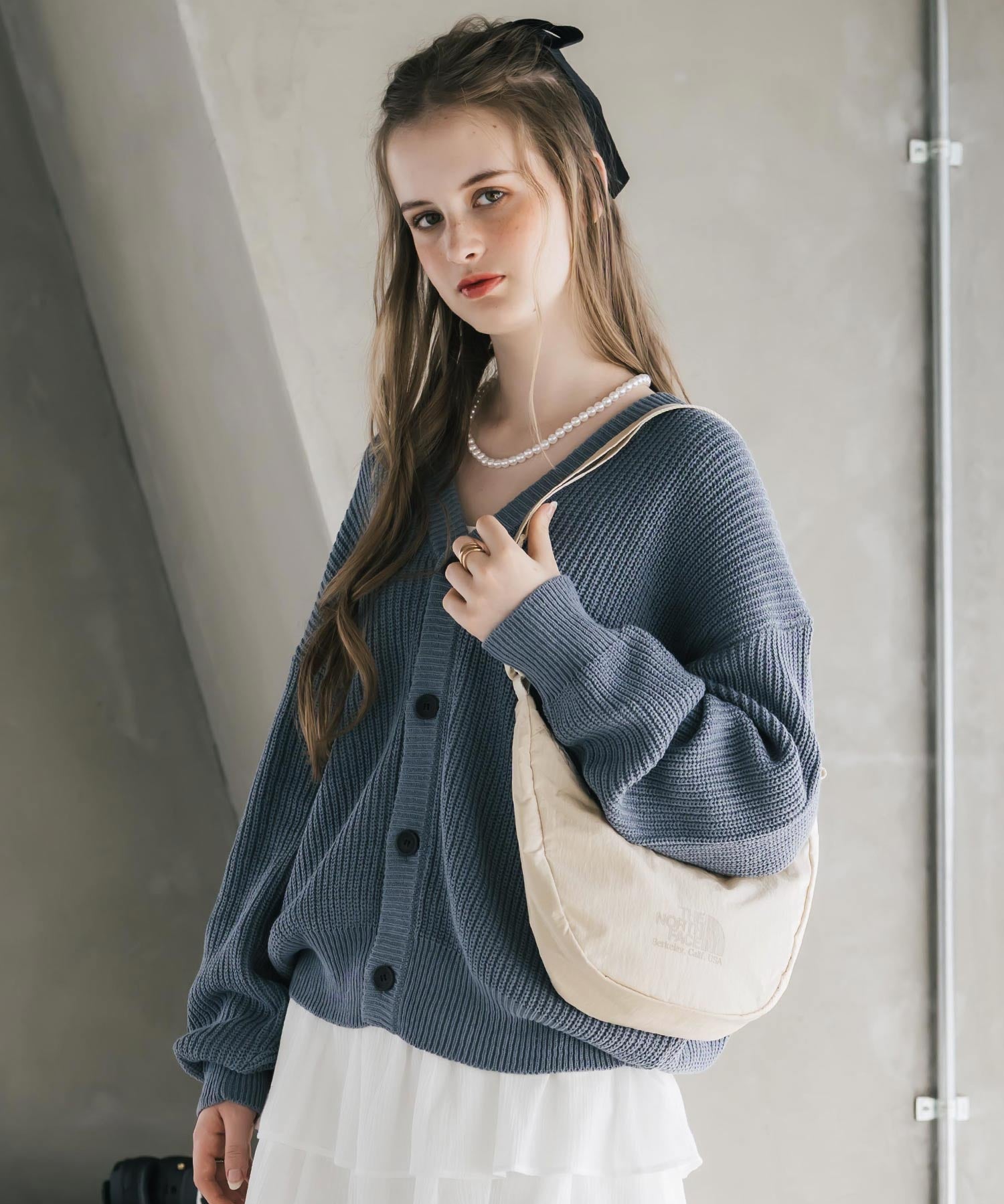 日本未展開モデル THE NORTH FACE ザ・ノースフェイス WHITE LABEL ホワイトレーベル HOBO BAG MINI 2WAYショルダーバッグ/ハンドバッグ 16355