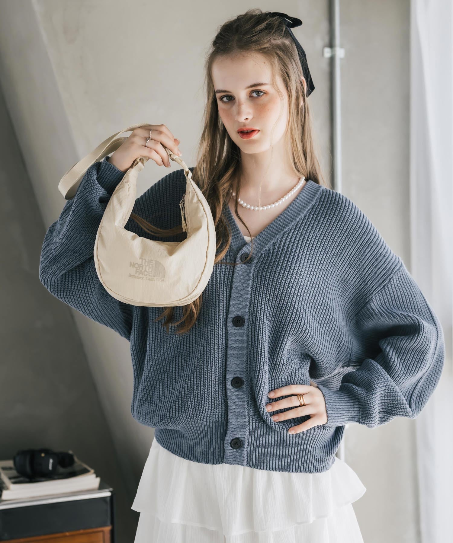 日本未展開モデル THE NORTH FACE ザ・ノースフェイス WHITE LABEL ホワイトレーベル HOBO BAG MINI 2WAYショルダーバッグ/ハンドバッグ 16355