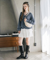 日本未展開モデル THE NORTH FACE ザ・ノースフェイス WHITE LABEL ホワイトレーベル HOBO BAG MINI 2WAYショルダーバッグ/ハンドバッグ 16355