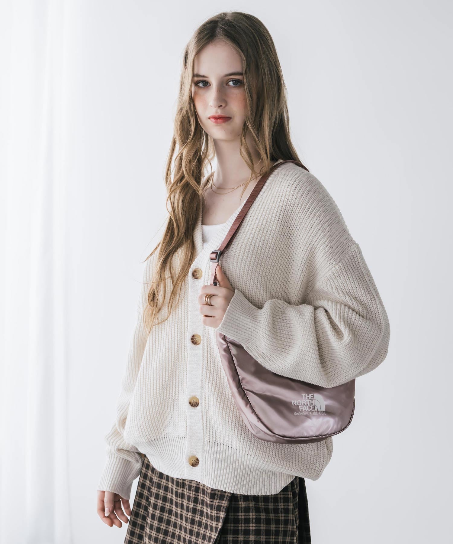 日本未展開モデル THE NORTH FACE ザ・ノースフェイス WHITE LABEL ホワイトレーベル HOBO BAG MINI 2WAYショルダーバッグ/ハンドバッグ 16355