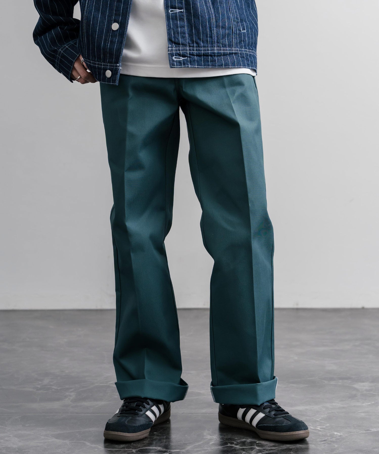 Dickies ディッキーズ 874 Work Pants Length32 ワンポイントロゴツイルセンタープレステーパードワークパンツ レングス32インチ 16361
