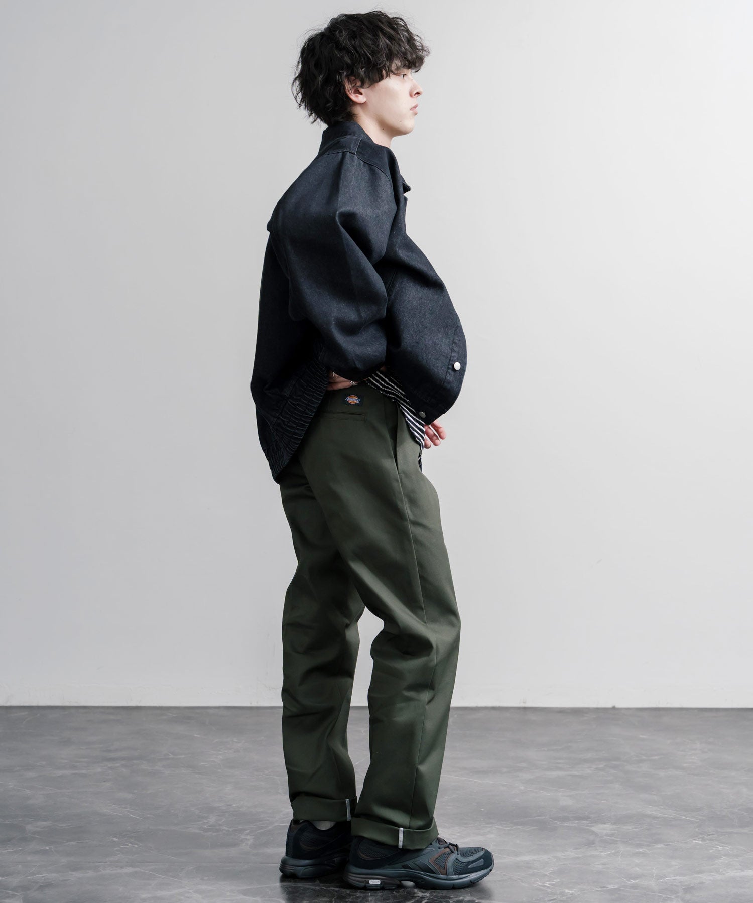 Dickies ディッキーズ 874 Work Pants Length32 ワンポイントロゴツイルセンタープレステーパードワークパンツ レングス32インチ 16361