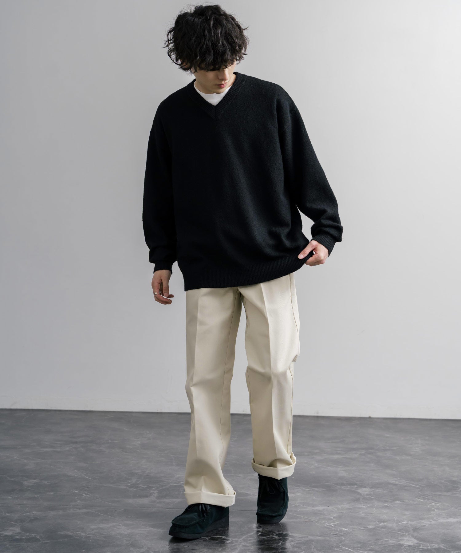 Dickies ディッキーズ 874 Work Pants Length32 ワンポイントロゴツイルセンタープレステーパードワークパンツ レングス32インチ 16361