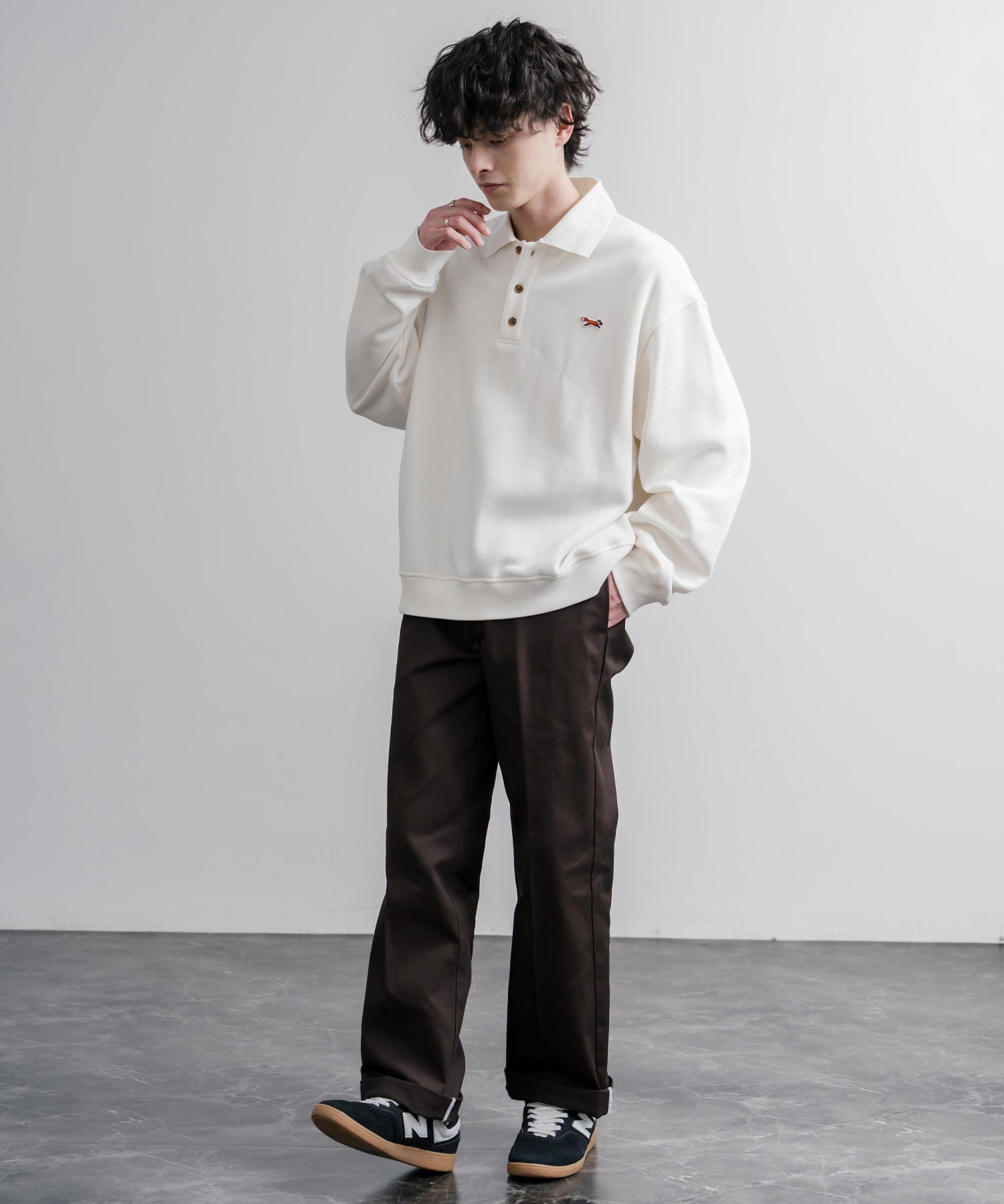 Dickies ディッキーズ 874 Work Pants Length32 ワンポイントロゴツイルセンタープレステーパードワークパンツ レングス32インチ 16361