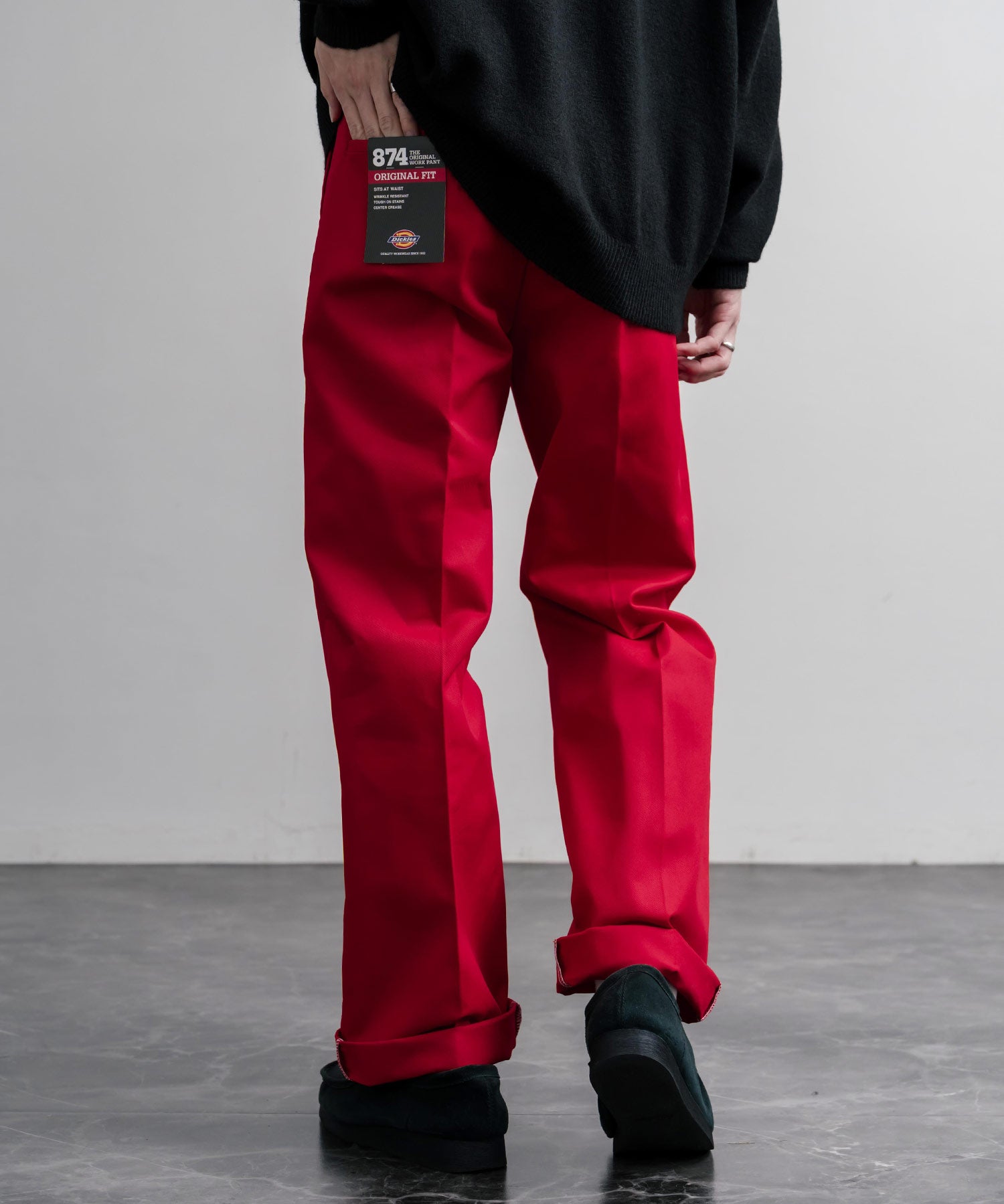 Dickies ディッキーズ 874 Work Pants Length32 ワンポイントロゴツイルセンタープレステーパードワークパンツ レングス32インチ 16361