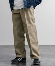 Dickies ディッキーズ 85283 Double Knee Work Pants Length32 ワンポイントロゴ刺繍ダブルニーツイルワイドストレートワークパンツ レングス32インチ 16362