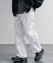 Dickies ディッキーズ 85283 Double Knee Work Pants Length32 ワンポイントロゴ刺繍ダブルニーツイルワイドストレートワークパンツ レングス32インチ 16362