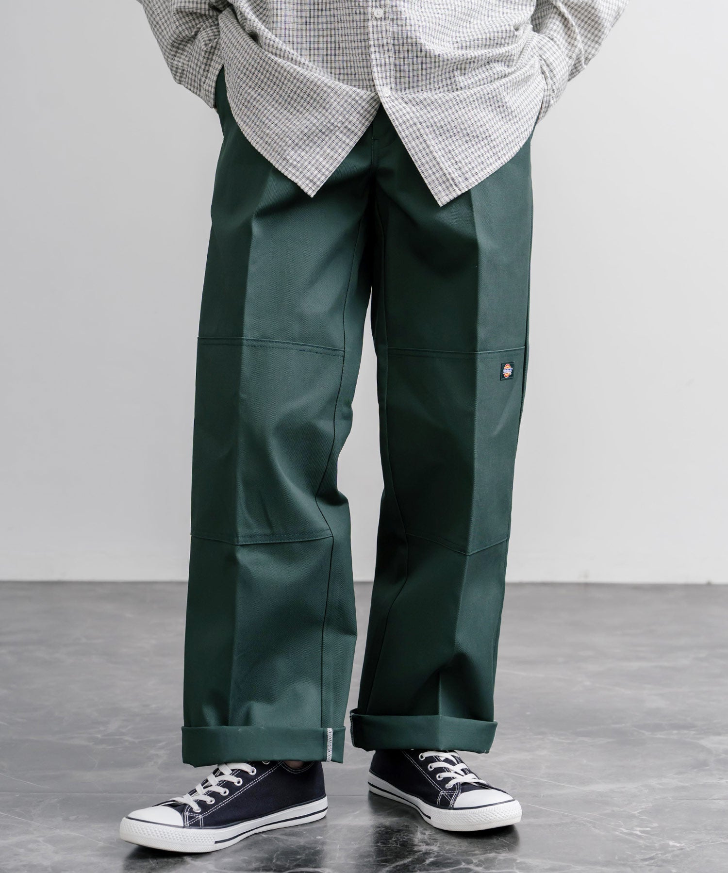 Dickies ディッキーズ 85283 Double Knee Work Pants Length32 ワンポイントロゴ刺繍ダブルニーツイルワイドストレートワークパンツ レングス32インチ 16362