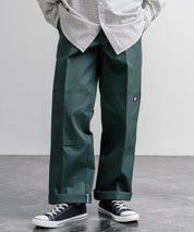Dickies ディッキーズ 85283 Double Knee Work Pants Length32 ワンポイントロゴ刺繍ダブルニーツイルワイドストレートワークパンツ レングス32インチ 16362