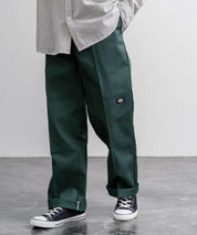 Dickies ディッキーズ 85283 Double Knee Work Pants Length32 ワンポイントロゴ刺繍ダブルニーツイルワイドストレートワークパンツ レングス32インチ 16362