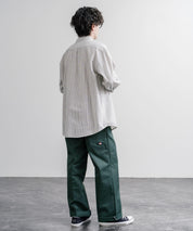 Dickies ディッキーズ 85283 Double Knee Work Pants Length32 ワンポイントロゴ刺繍ダブルニーツイルワイドストレートワークパンツ レングス32インチ 16362