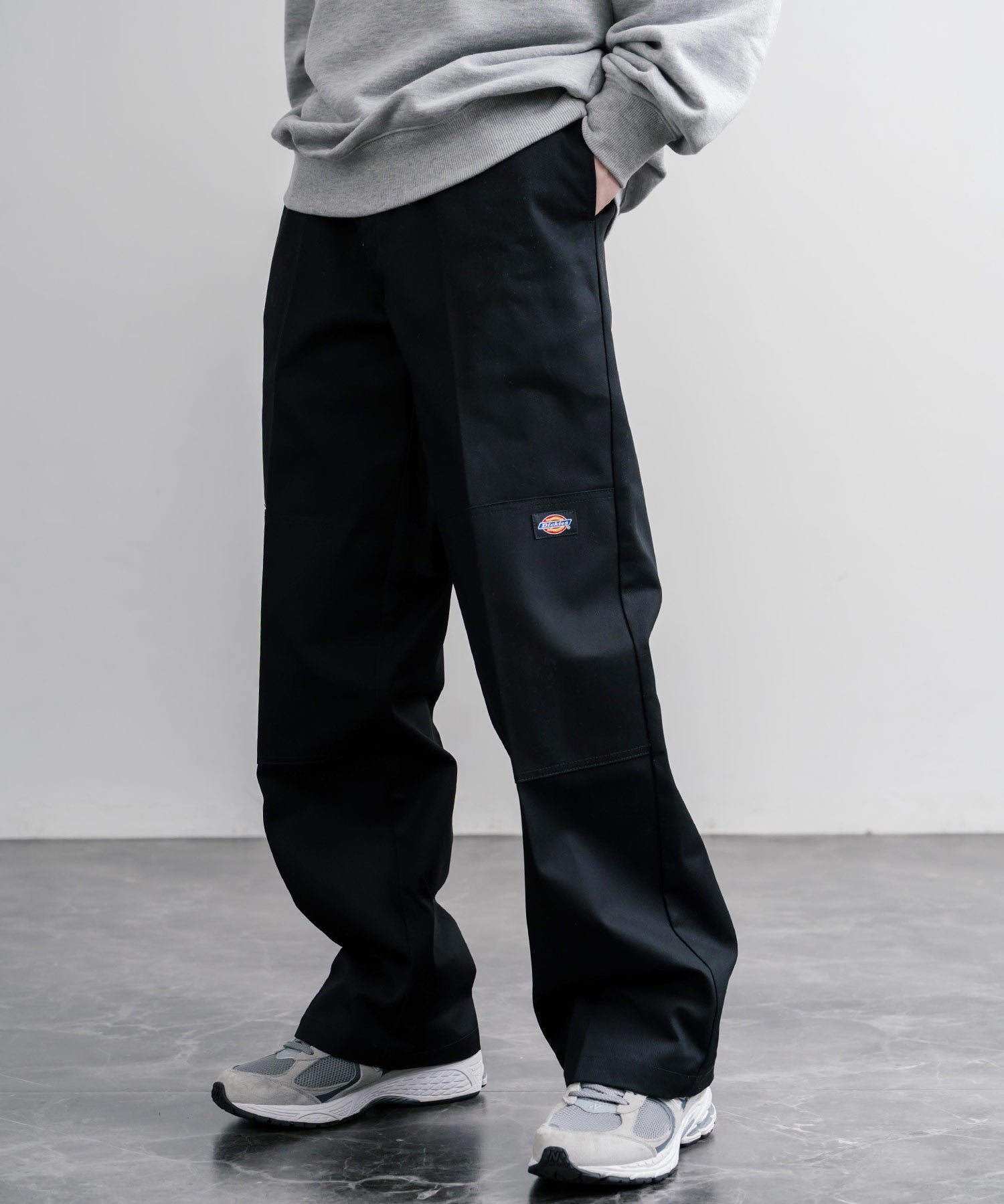 Dickies ディッキーズ 85283 Double Knee Work Pants Length32 ワンポイントロゴ刺繍ダブルニーツイルワイドストレートワークパンツ レングス32インチ 16362