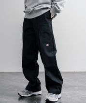 Dickies ディッキーズ 85283 Double Knee Work Pants Length32 ワンポイントロゴ刺繍ダブルニーツイルワイドストレートワークパンツ レングス32インチ 16362