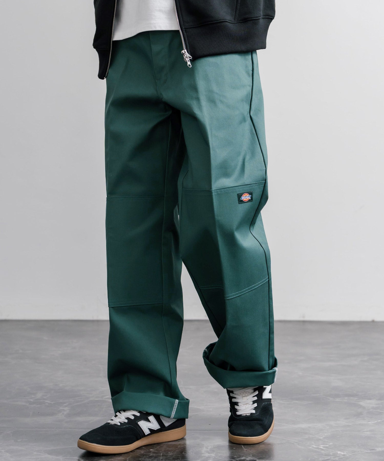 Dickies ディッキーズ 85283 Double Knee Work Pants Length32 ワンポイントロゴ刺繍ダブルニーツイルワイドストレートワークパンツ レングス32インチ 16362