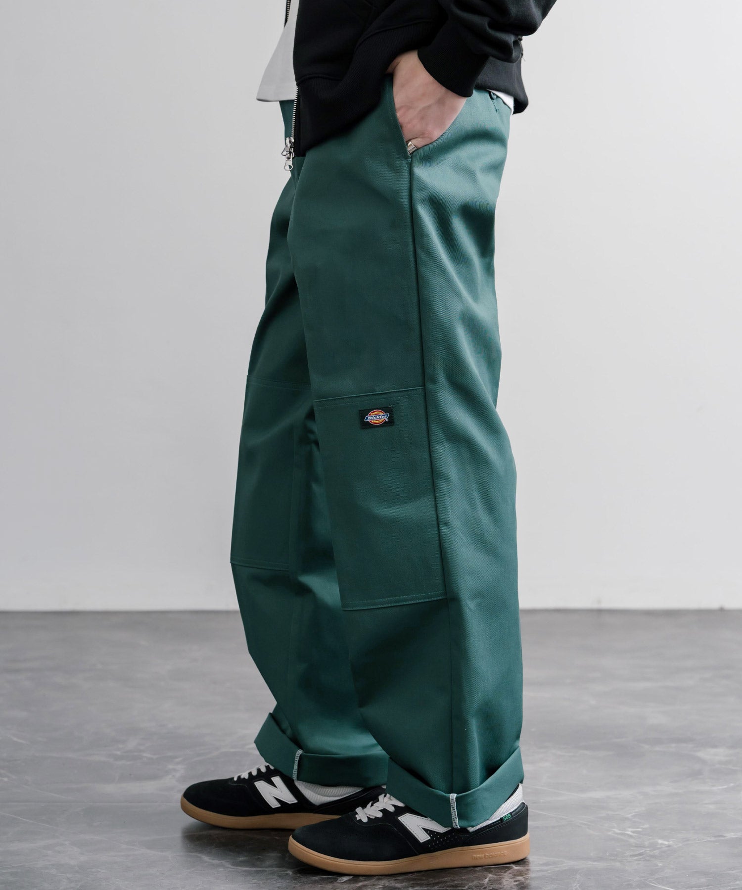Dickies ディッキーズ 85283 Double Knee Work Pants Length32 ワンポイントロゴ刺繍ダブルニーツイルワイドストレートワークパンツ レングス32インチ 16362