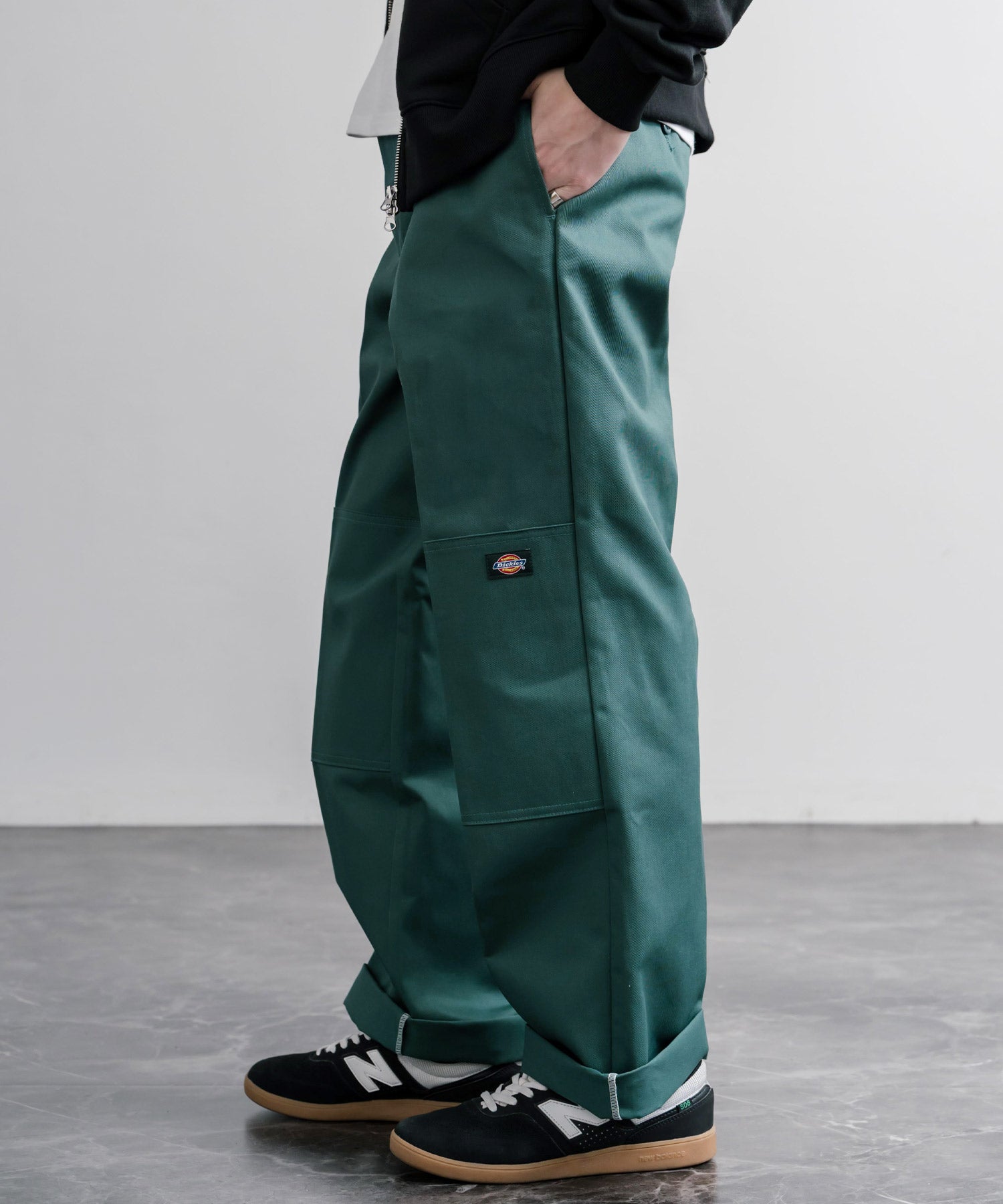 Dickies ディッキーズ 85283 Double Knee Work Pants Length32 ワンポイントロゴ刺繍ダブルニーツイルワイドストレートワークパンツ レングス32インチ 16362