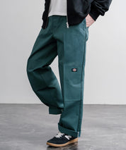 Dickies ディッキーズ 85283 Double Knee Work Pants Length32 ワンポイントロゴ刺繍ダブルニーツイルワイドストレートワークパンツ レングス32インチ 16362