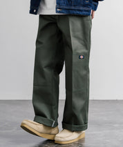 Dickies ディッキーズ 85283 Double Knee Work Pants Length32 ワンポイントロゴ刺繍ダブルニーツイルワイドストレートワークパンツ レングス32インチ 16362