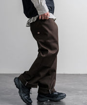 Dickies ディッキーズ 85283 Double Knee Work Pants Length32 ワンポイントロゴ刺繍ダブルニーツイルワイドストレートワークパンツ レングス32インチ 16362