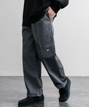 Dickies ディッキーズ 85283 Double Knee Work Pants Length32 ワンポイントロゴ刺繍ダブルニーツイルワイドストレートワークパンツ レングス32インチ 16362