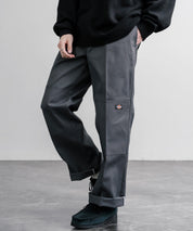 Dickies ディッキーズ 85283 Double Knee Work Pants Length32 ワンポイントロゴ刺繍ダブルニーツイルワイドストレートワークパンツ レングス32インチ 16362