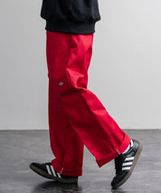 Dickies ディッキーズ 85283 Double Knee Work Pants Length32 ワンポイントロゴ刺繍ダブルニーツイルワイドストレートワークパンツ レングス32インチ 16362