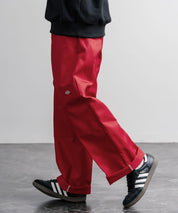 Dickies ディッキーズ 85283 Double Knee Work Pants Length32 ワンポイントロゴ刺繍ダブルニーツイルワイドストレートワークパンツ レングス32インチ 16362
