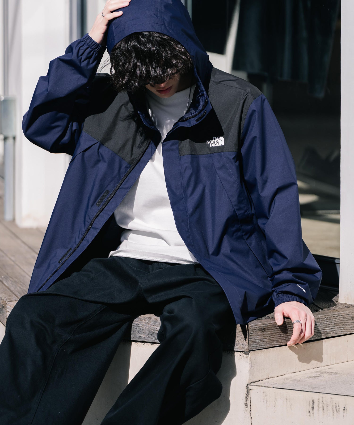 新色追加 THE NORTH FACE ザ・ノースフェイス ANTORA JACKET DRYVENTオーバーサイズワンポイントロゴアントラジャケット/マウンテンパーカー 16366