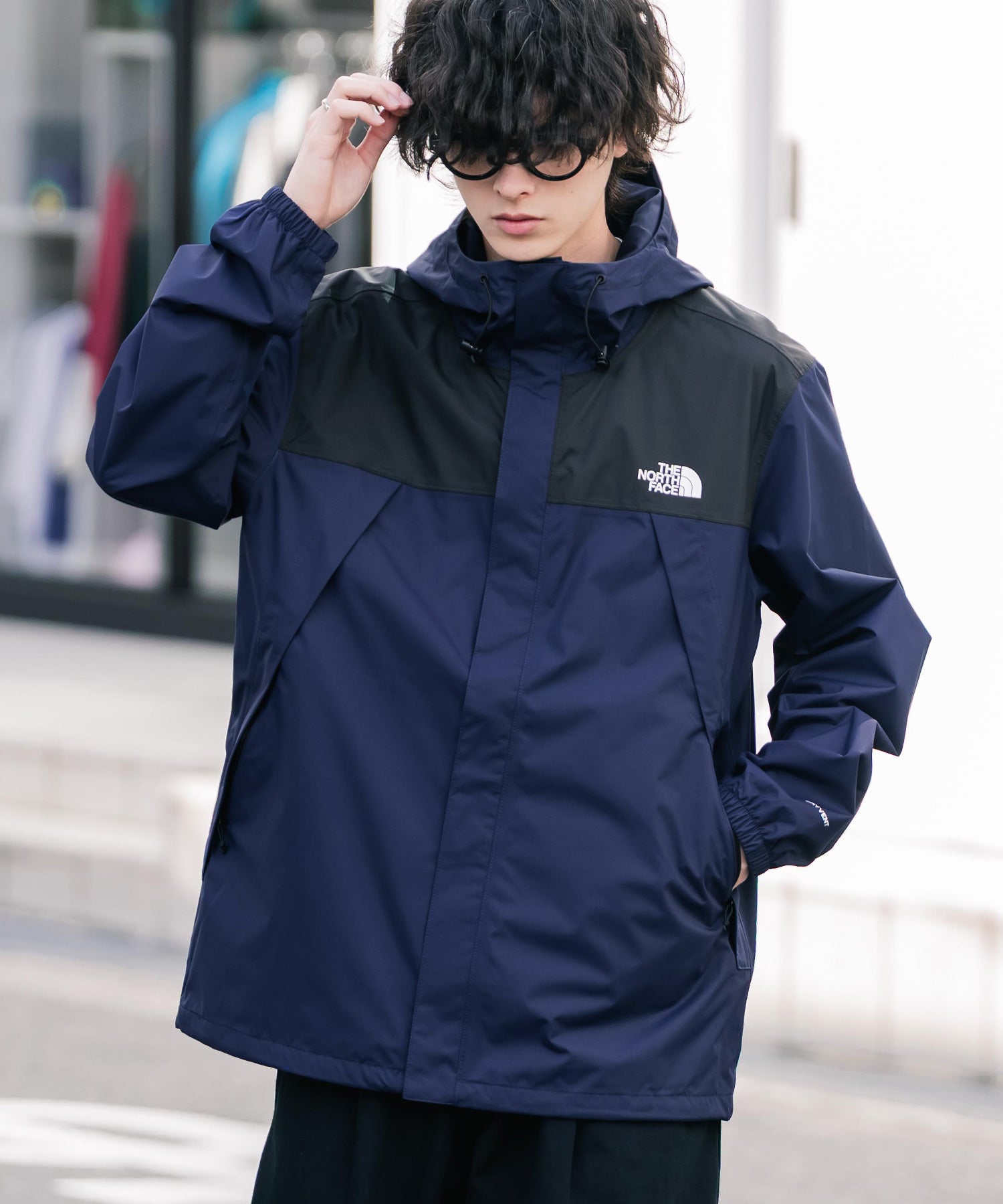 新色追加 THE NORTH FACE ザ・ノースフェイス ANTORA JACKET DRYVENTオーバーサイズワンポイントロゴアントラジャケット/マウンテンパーカー 16366