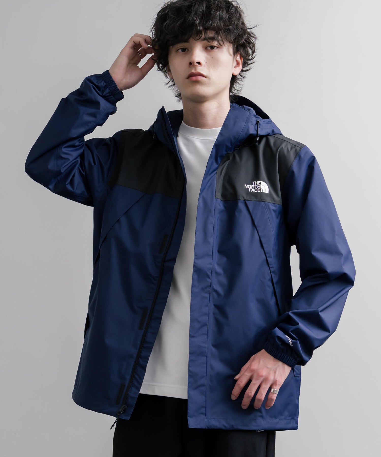 THE NORTH FACE ザ・ノースフェイス ANTORA JACKET DRYVENTオーバーサイズワンポイントロゴアントラジャケット/マウンテンパーカー 16366